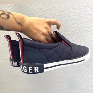Tommy Hilfiger Men's Quilted Navy Sneakers
